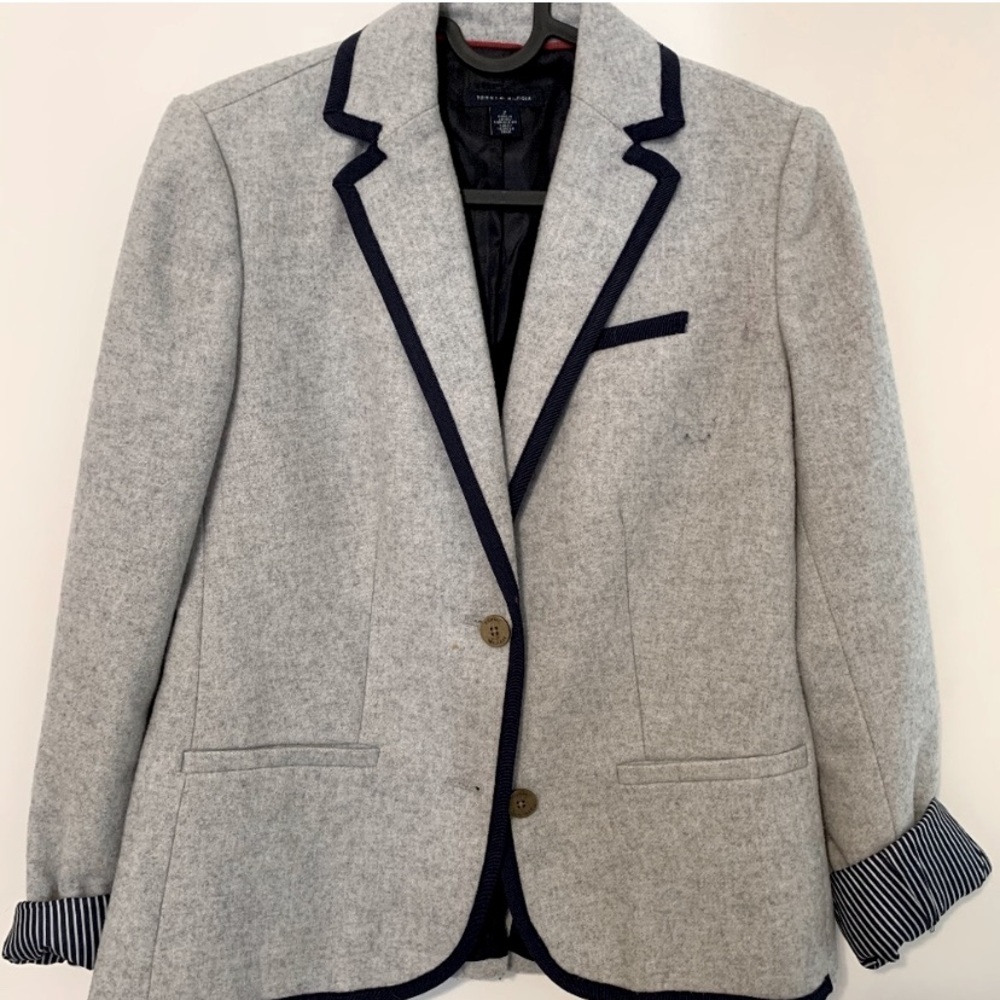 Tommy Hilfiger wool academic blazer